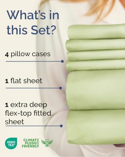 Extra Deep Flex Top Split Head King Sheet Set - Image 2