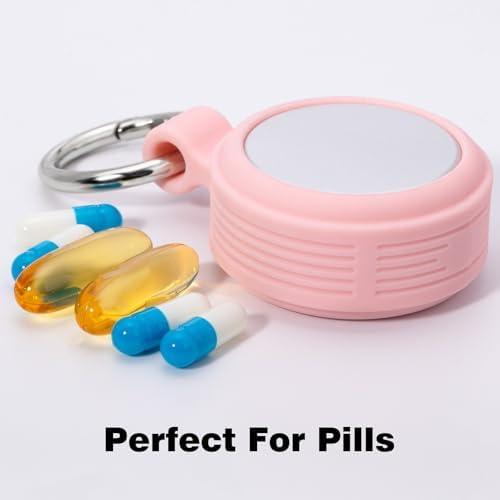 Premium Keychain Case – Small Metal Travel Pill Box, Waterproof Pill Container - Image 5