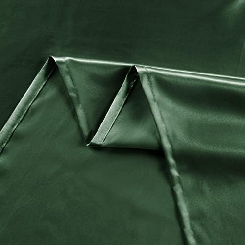 TREELY 1 Pack Satin Pillow Covers 20x48 Inches, Forest Green - Image 7