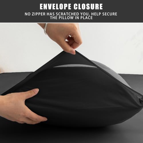 TELUS Cooling Pillowcases Standard Size 2-Pack, Silky Soft Breathable Pillow - Image 4