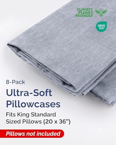 King Standard Pillow Cases Set of 8 - Image 2