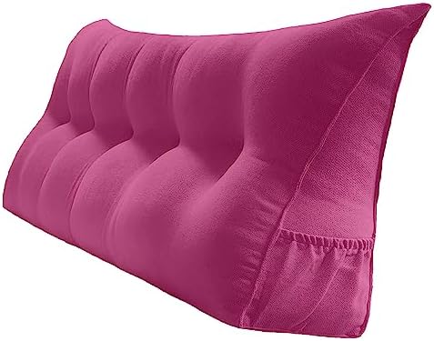 Peachwell Handmade Headboard Pillow- Triangular Wedge Support Large Bolster by PEACHWELL