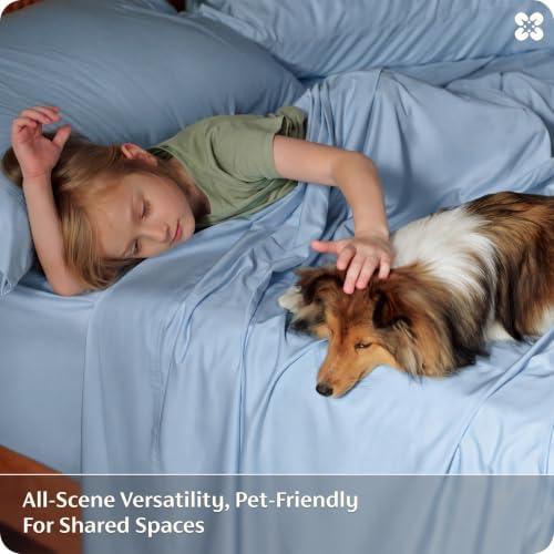 Bedsure PureWoven 100% Rayon Derived from Bamboo, Full Size Sheets - Image 6
