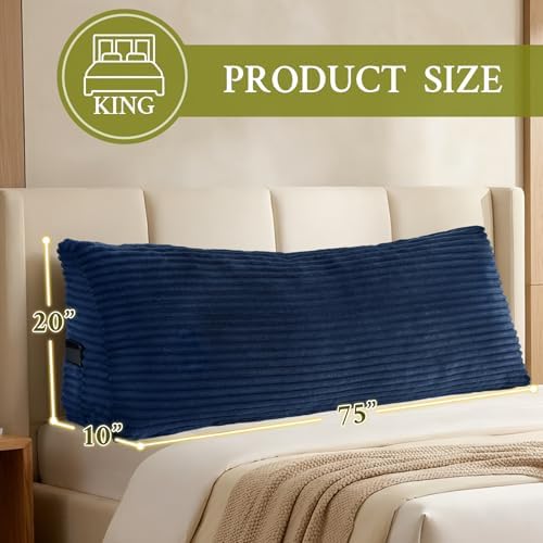 Headboard Pillow King, Headboard Wedge Pillow - Image 2