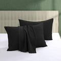100% Egyptian Cotton Pillow Protectors Set of 2 Standard Size by ShunjieHome