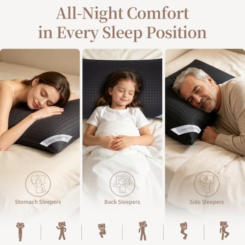 Bed Pillows for Sleeping King Size Set of 4, Luxury Hotel Quality Cooling - Image 6