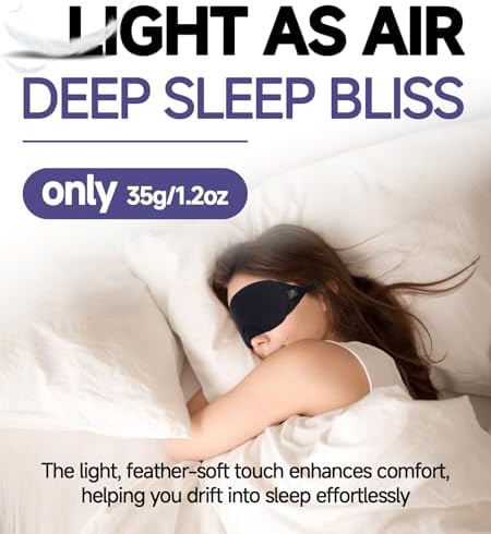 Mavogel Cotton Sleep Eye Mask, Light Blocking - Image 3