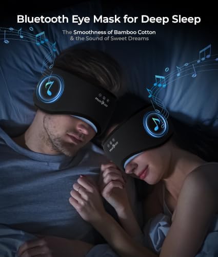 MUSICOZY Sleep Mask with Bluetooth Headphones Eyemask - Image 3