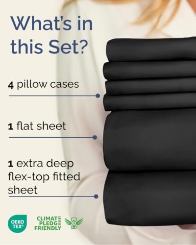 Extra Deep Flex Top Split Head King Sheet Set - Image 2