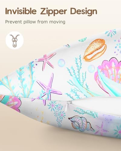 Miss Adola Kids Silk Body Pillow Cover 20x54 Inch, Fish Tail - Image 5