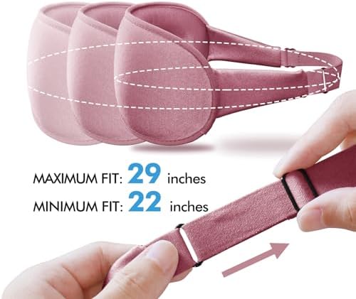 Sleep Mask for Men and Women, 3D Blackout Eye Mask for Side Sleepers - Image 4