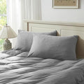 H HOUSEHOLD 100% Jersey Knit Cotton King Size Pillowcases Set of 2, Super Soft by HHOUSEHOLD
