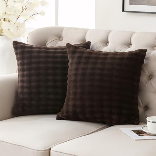 SOCHOW Decorative Throw Pillow Covers 18x18 Inches Set of 2 by SOCHOW