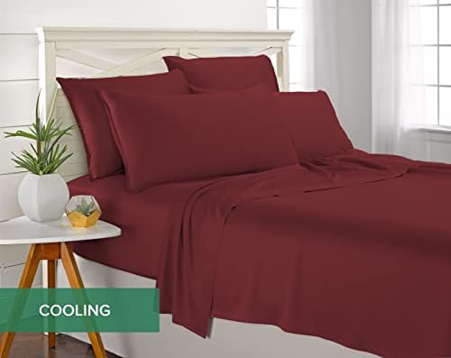 Pure Bamboo Full Sheets, Genuine 100% Organic Viscose Derived from Bamboo Bed - Image 5