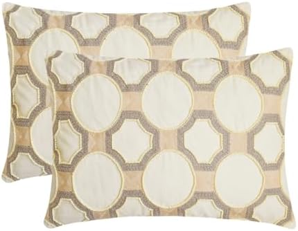 The HomeCentric Decorative Lumbar Pillow Cover Ivory 12"x26" Cotton Linen - Image 4