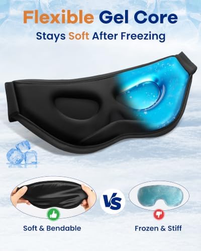 BeeVines 3D Contoured Cooling Eye Mask - Image 6