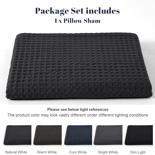 PHF Ultra Soft Waffle Body Pillowcase 20" x 54", No Insert - Image 5
