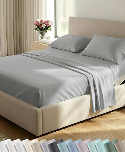 California Design Den 600 Thread Count Split King Bed Sheet Set by CaliforniaDesignDen