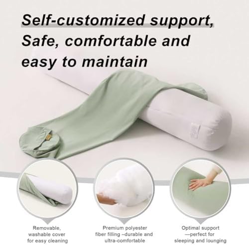 Body Pillow for Adults, Long Round Pillow, Big Cylindrical Pillow, Large Full - Image 4