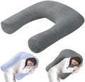 HOMBYS Cooling U Shaped Pillow for Neck, Contour Shoulder Pillow for Side by HOMBYS