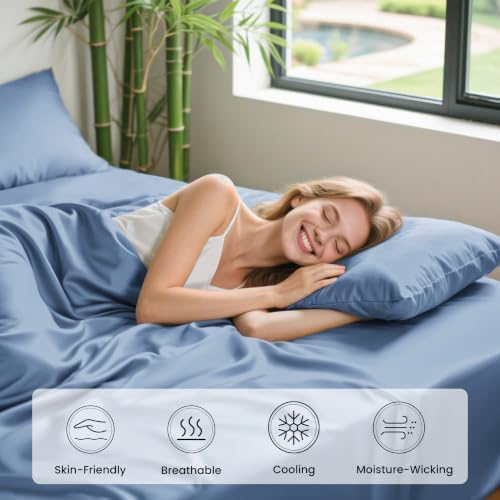 Love's cabin 4 Piece Full Size Sheet Set, 100% Rayon Derived from Bamboo - Image 5