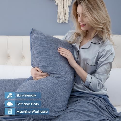 CHOSHOME Cooling Pillow Cases Zipper Pillow Covers Q-Max > 0.45 Zippered - Image 6