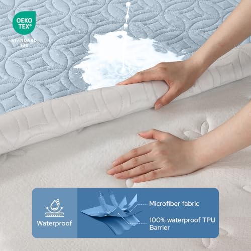 BEDLORE Waterproof Mattress Protector, California King Size Mattress Pad - Image 3