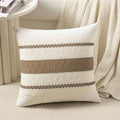 Fancy Homi Set of 1 Boho Light Brown Big Decorative Throw Pillow Cover 24x24 by Fancy+Homi
