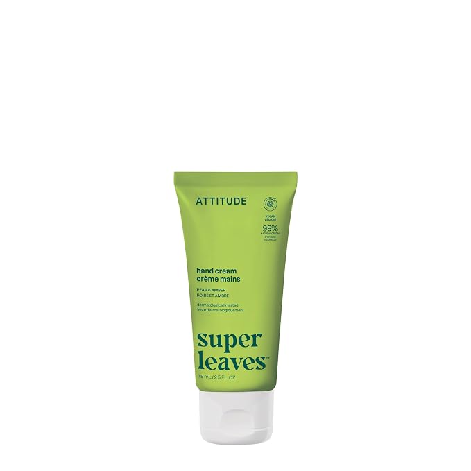 ATTITUDE Hand Cream, EWG Verified, Plant and Mineral-Based, Vegan Personal Care by ATTITUDE