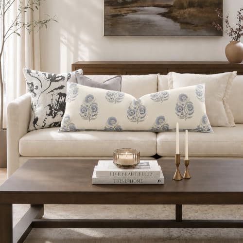 Vintage Floral 14x36 Lumbar Pillow Cover - Image 4