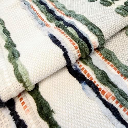 NUYECY Boho Throw Pillow Covers 16x16 Aesthetic Neutral Boucle Couch Pillow - Image 2