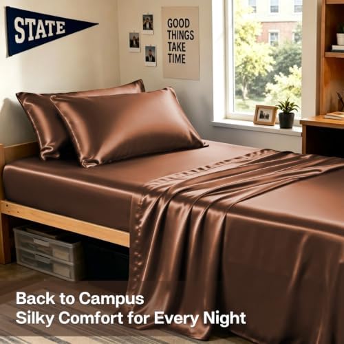 MR&HM Satin Pillowcase 2 Pack, King Size 20"x36" - Image 5