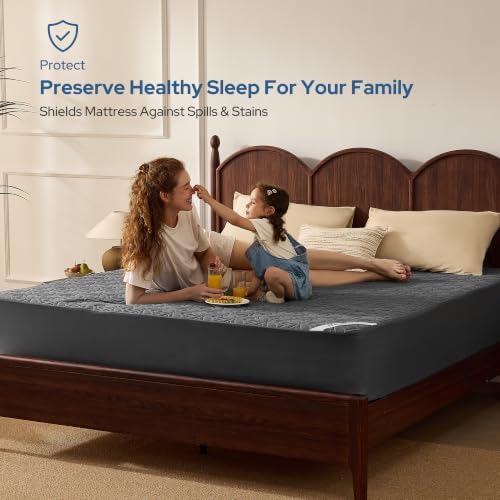 BEDLORE Waterproof Mattress Protector, Queen Size Mattress Pad Noiseless - Image 2