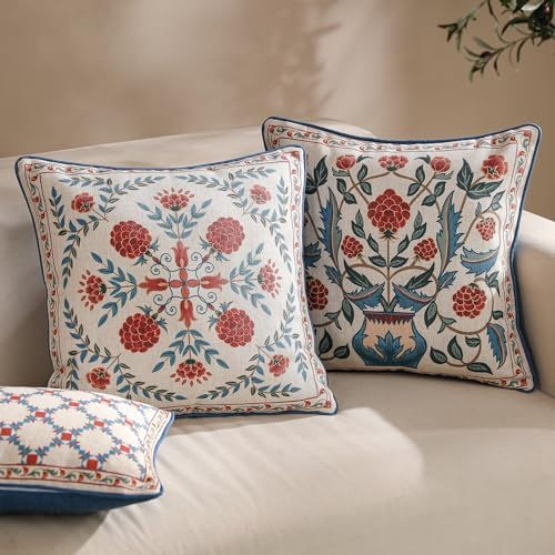 patdrea Designer French Vintage Linen Throw Pillow Cover - Image 6