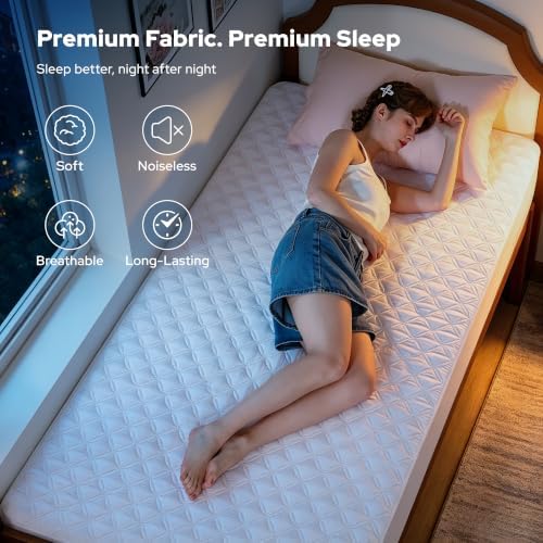 BEDLORE 2 Pack Waterproof Mattress Protector, Twin XL Size Mattress Pad - Image 5