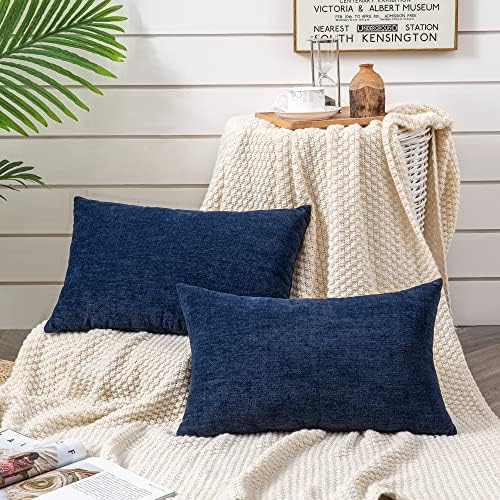 GAWAMAY Lumbar Support Pillow Decorative Rectangle Throw Pillow Covers 12"x20" - Image 2