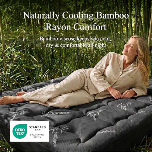 King Size Bamboo Viscose Mattress Topper - Image 3