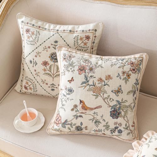 ISAENNE Designer Linen Throw Pillow Cover - Image 3