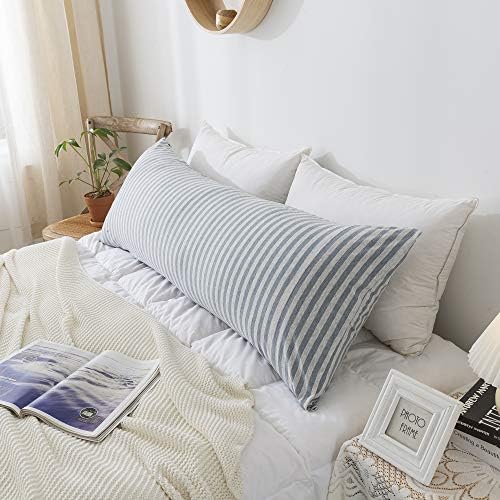 H HOUSEHOLD 100% Jersey Knit Cotton Body Size Pillowcases Set of 1, Super Soft - Image 3