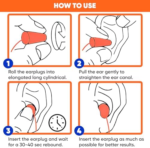 20 Pair Foam Ear Plugs with Cord - Image 6