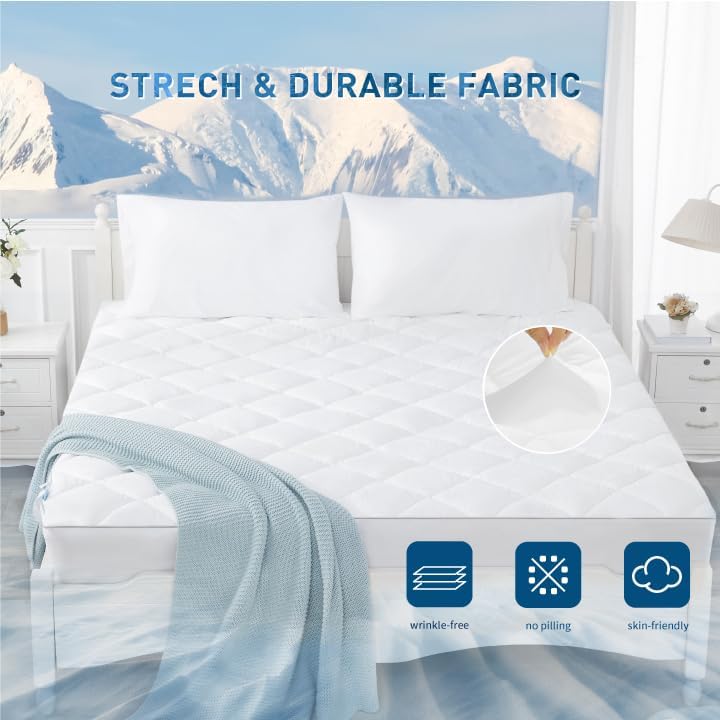 Sunflower Cooling King Mattress Pad - Image 4