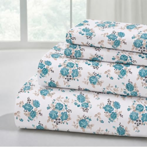 Modern Threads Printed 3-Piece Extra Soft Bedding Sheets & Pillowcase Set by ModernThreads