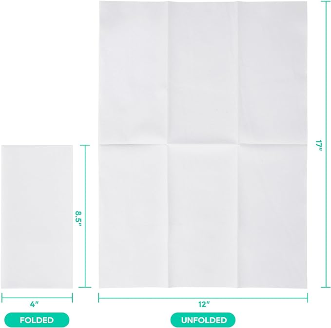 800PACK Disposable Hand Towels for Bathroom, Soft and Absorbent Paper Guest - Image 5