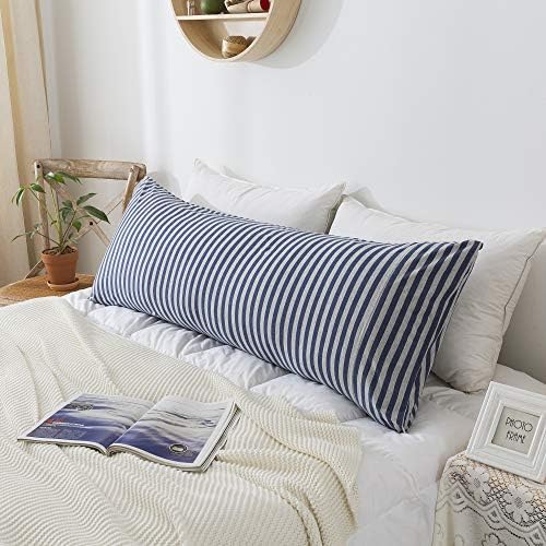 H HOUSEHOLD 100% Jersey Knit Cotton Body Size Pillowcases Set of 1, Super Soft - Image 2