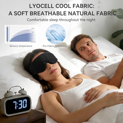Lyocell Weighted Sleep Eye Mask - Image 5