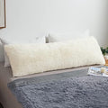 MEGO Luxury Fluffy Faux Fur Body Pillow Cover 20"x54" by MEGO