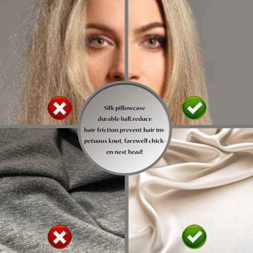 Mulberry Silk Pillowcase for Hair and Skin Standard Size 20"X 26" Pillow Case - Image 5