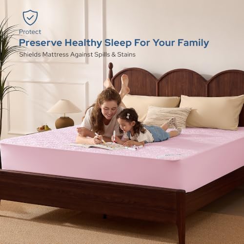 BEDLORE Waterproof Mattress Protector, Twin Size Mattress Pad - Image 2