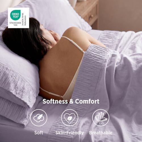 Bedsure Twin XL Sheets Dorm Bedding - Image 2