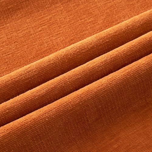 MIULEE Fall Orange Chenille Couch Euro Throw Pillow Covers - Image 2